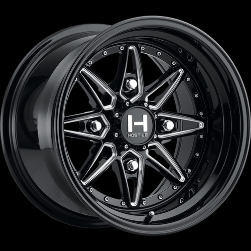 Hostile UTV - HF12 - Gloss Black Milled