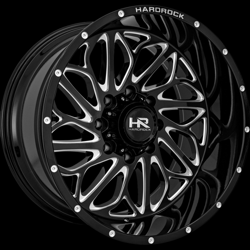 Hardrock - H508 Blacktop Xposed - Gloss Black Milled