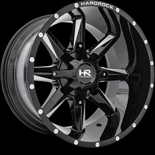 Hardrock - H703 Hardcore - Gloss Black Milled