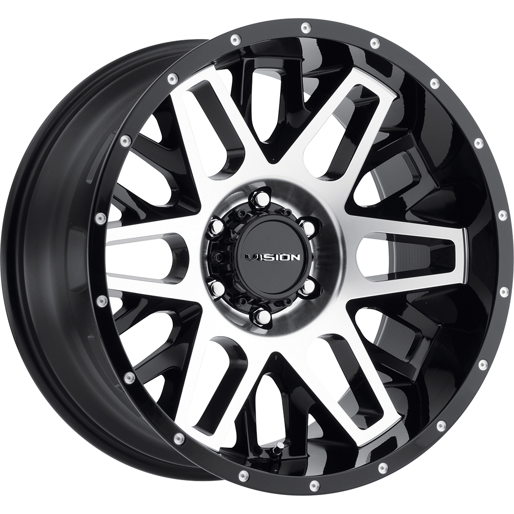 Vision - 388 Shadow - Gloss Black Machined Face